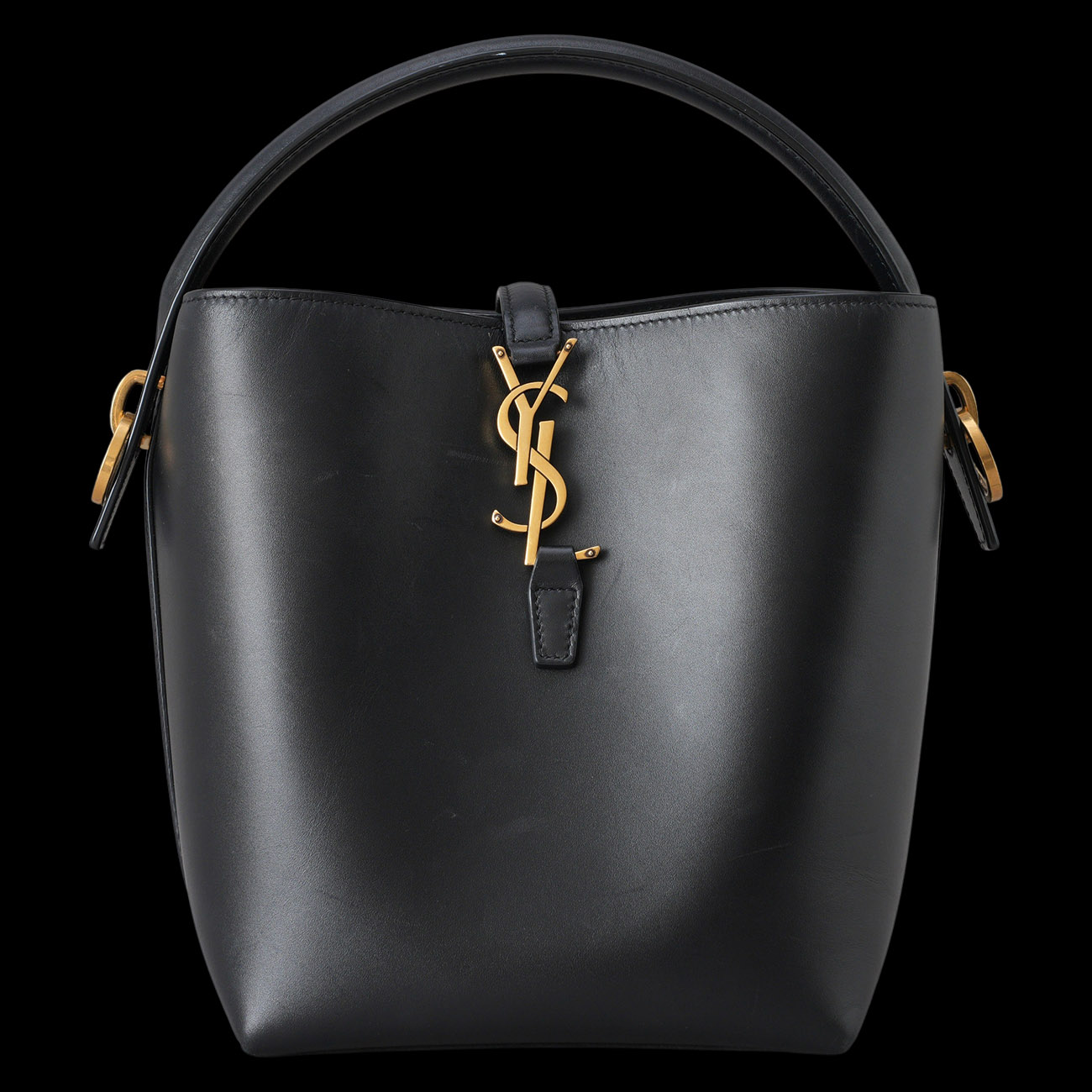 YVES SAINT LAURENT(USED)생로랑 749036 르37 스몰 레더 토트겸 숄더백